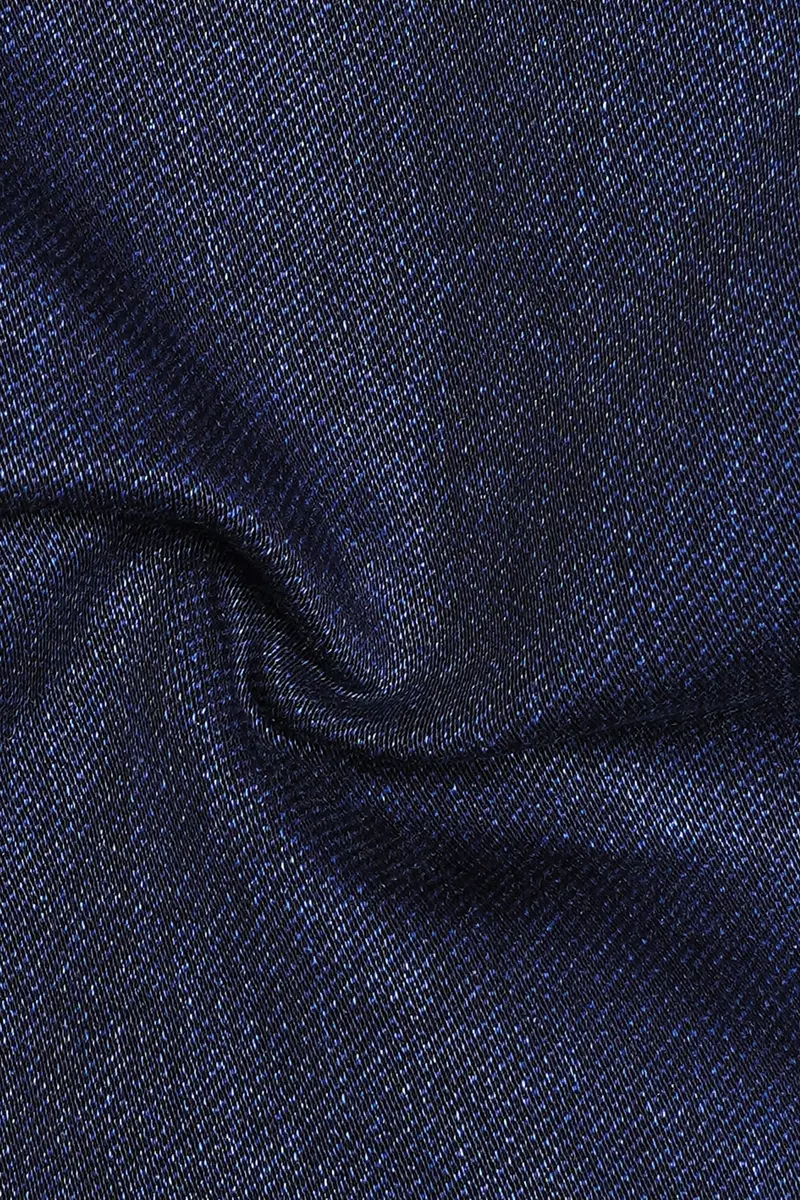 Berry Blue Clean Look Stretchable Denim 3