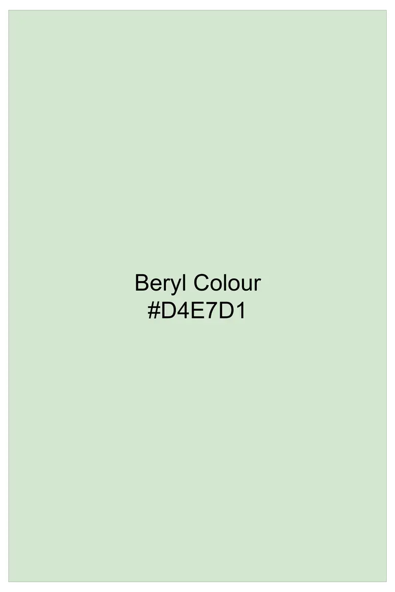Beryl Green Windowpane Dobby Shirt 8