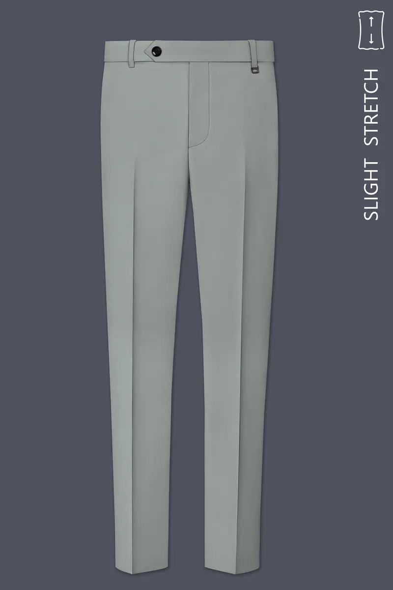 Beryl-Regent Green Slight Stretch Subtle Sheen Poly-Viscose Single Breasted Suit 13