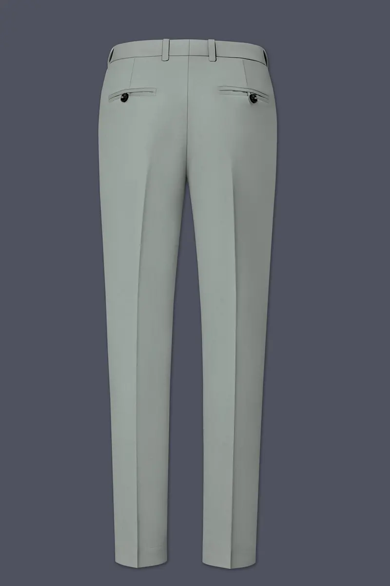 Beryl-Regent Green Slight Stretch Subtle Sheen Poly-Viscose Single Breasted Suit 14