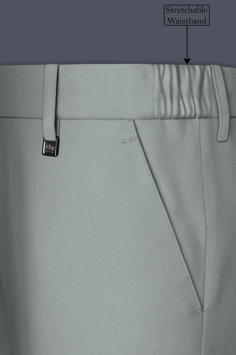 Beryl-Regent Green Slight Stretch Subtle Sheen Poly-Viscose Single Breasted Suit 15
