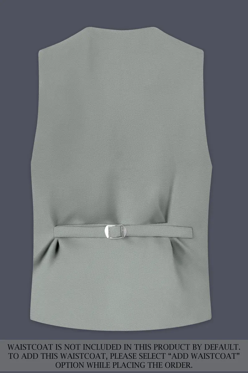 Beryl-Regent Green Slight Stretch Subtle Sheen Poly-Viscose Single Breasted Suit 17