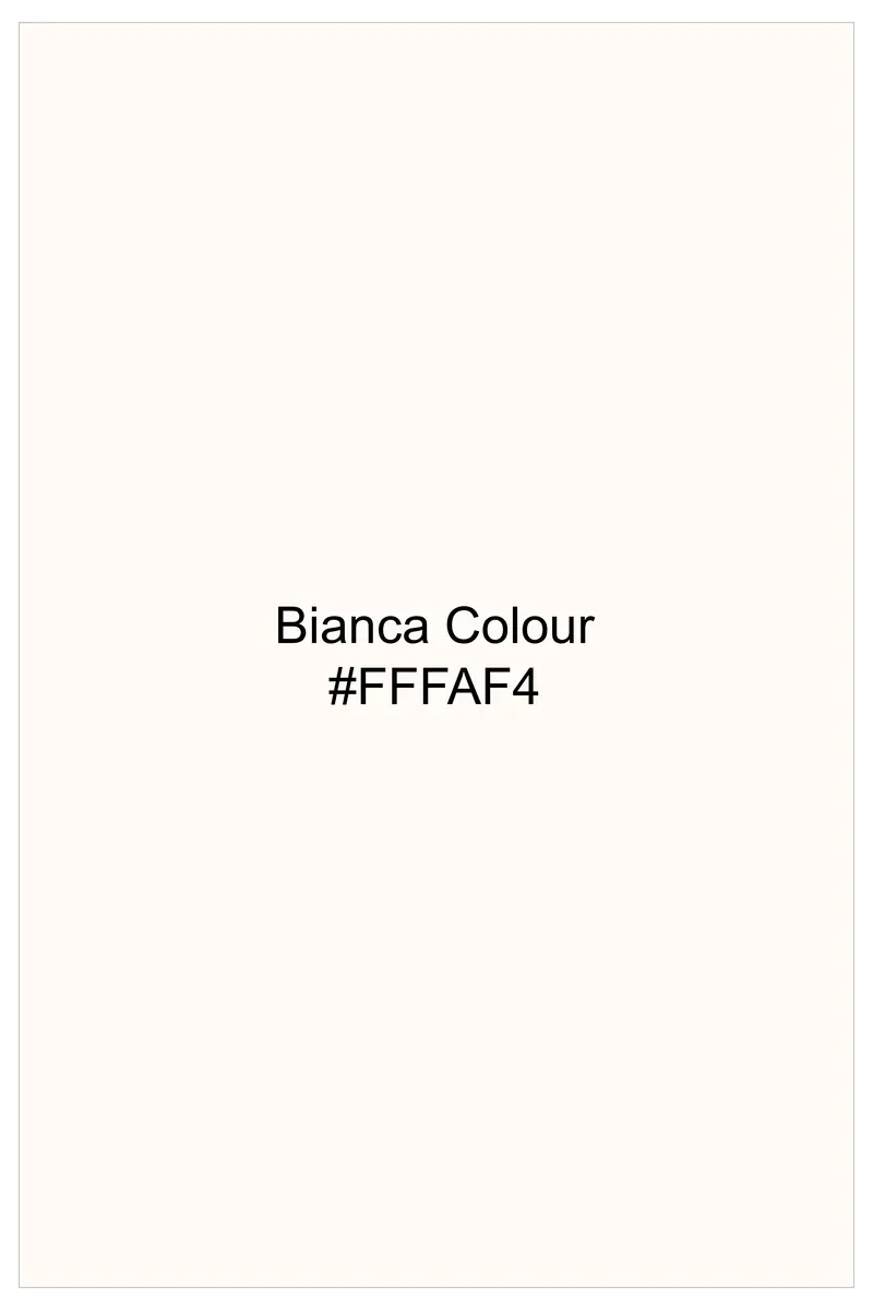 Bianca Cream Stripes Premium Giza Cotton Designer Shirt 8