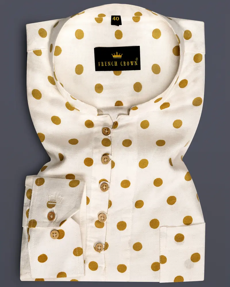 Bianca Printed Tencel Kurta Shirt 1