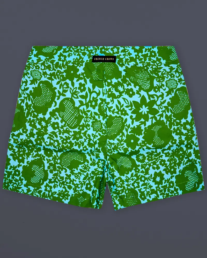 Bilbao Green Printed Super Soft Premium Cotton Boxer 1