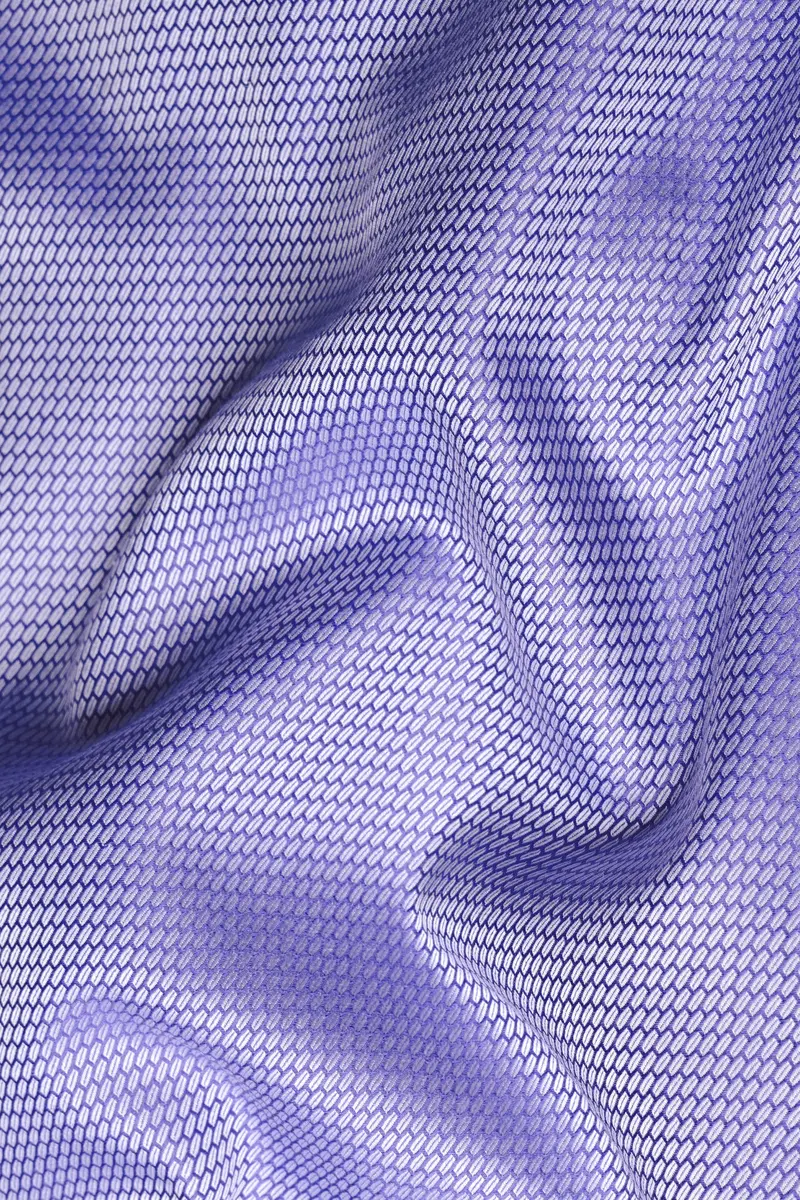 Biloba Purple Dobby Textured Premium Giza Cotton Shirt 2