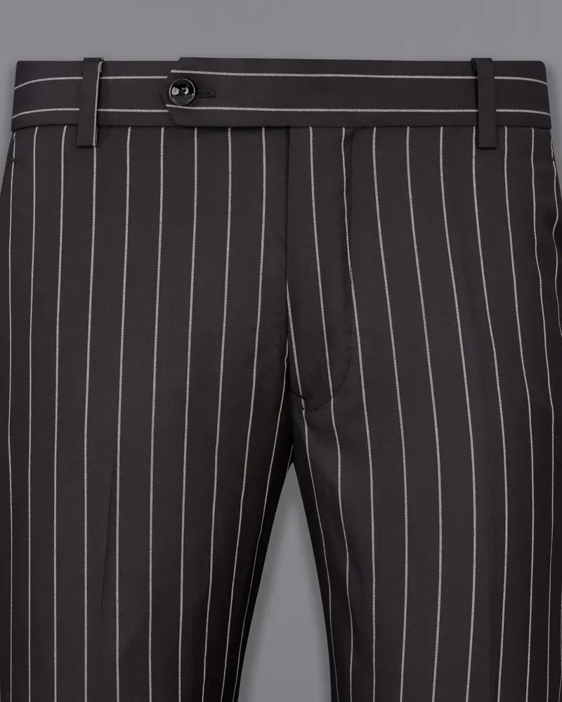 Birch Brown Striped Pants 2