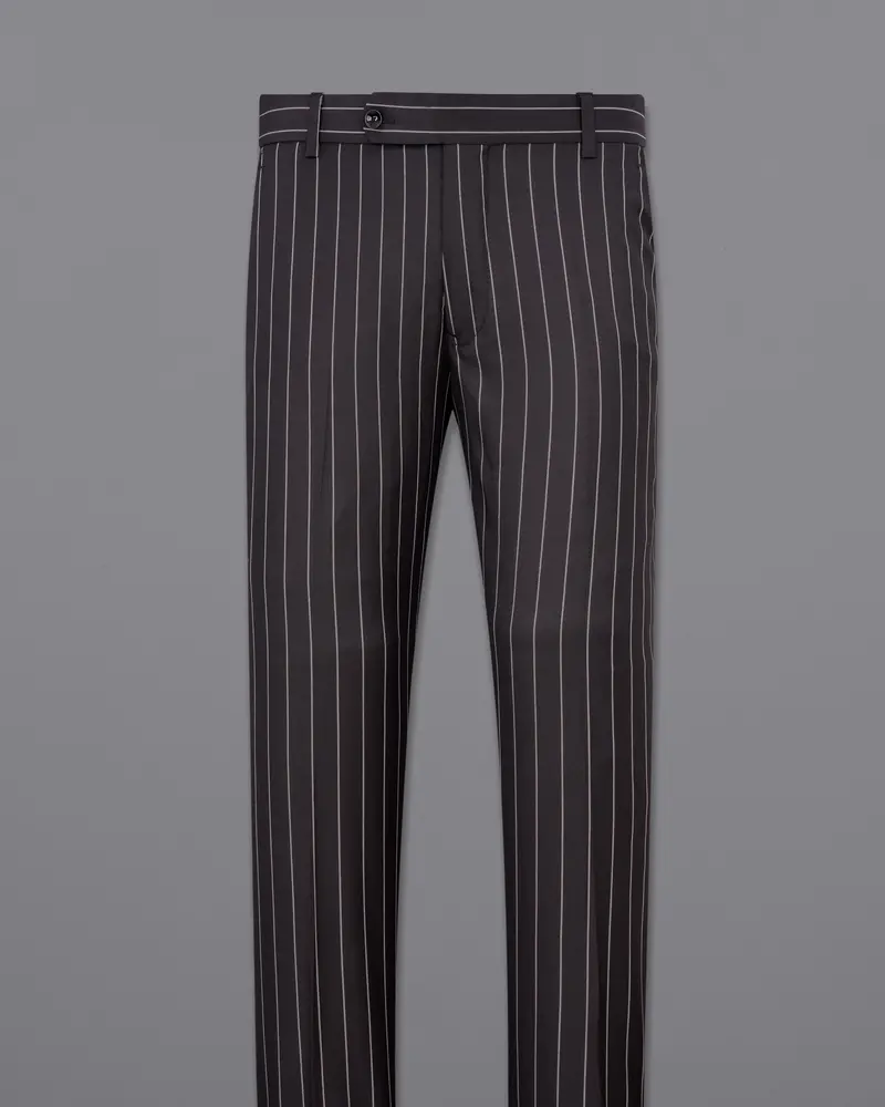 Birch Brown Striped Pants 4