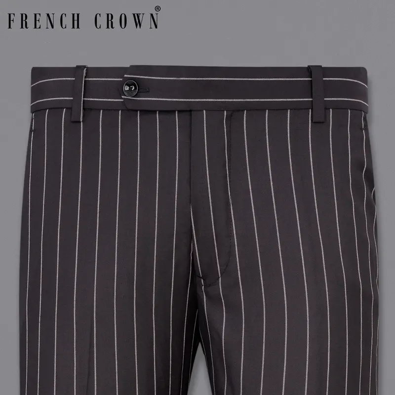 Birch Brown Striped Pants 6