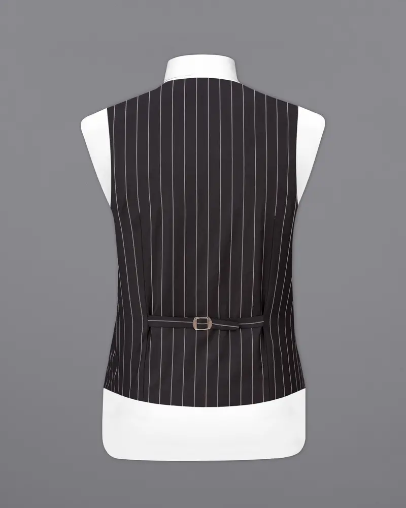 Birch Brown Striped Waistcoat 6