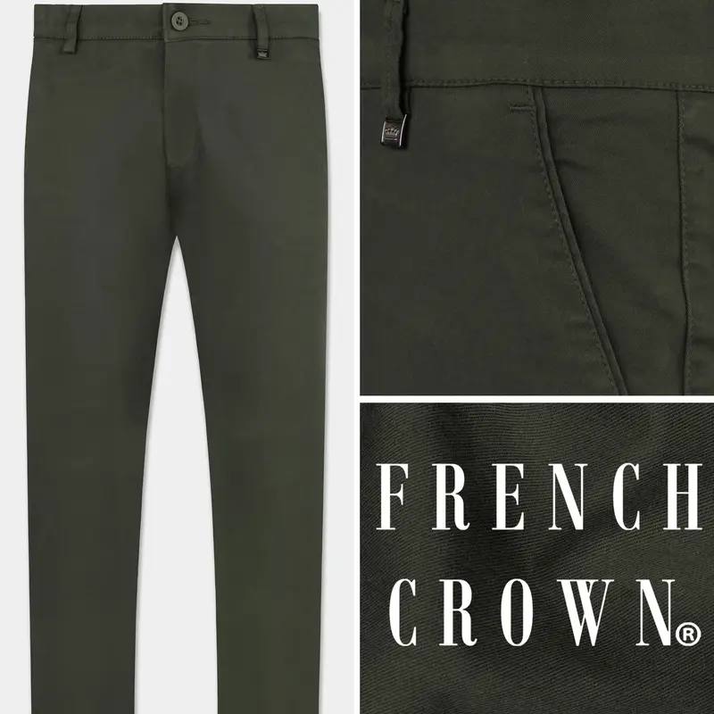 Birch Green Premium Cotton Chinos Pant 1