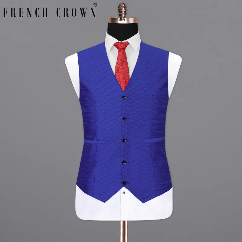 Biscay Blue Super Soft Waistcoat 1