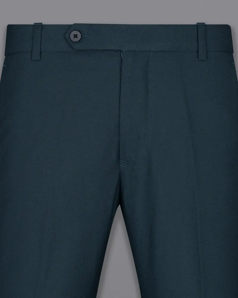 Biscay Blue Wool Rich Pant 2