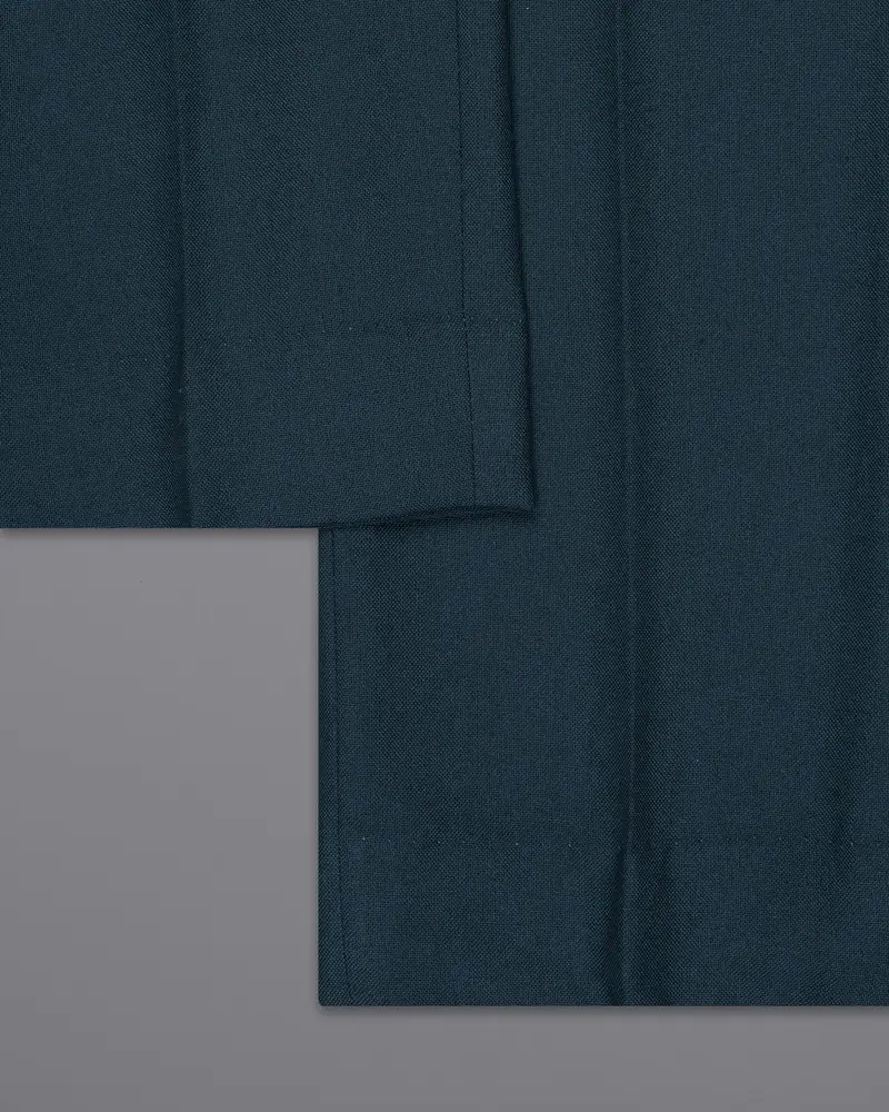 Biscay Blue Wool Rich Pant 6