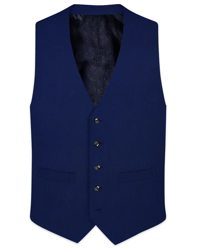 Biscay Blue Woolrich Waistcoat 1