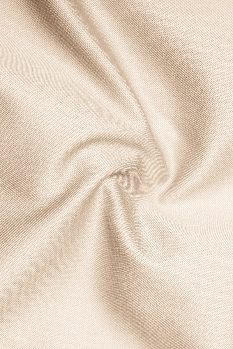 Biscotti-Parchment Cream Solid Wool Rich Single Breasted Slight Stretch Blazer 3