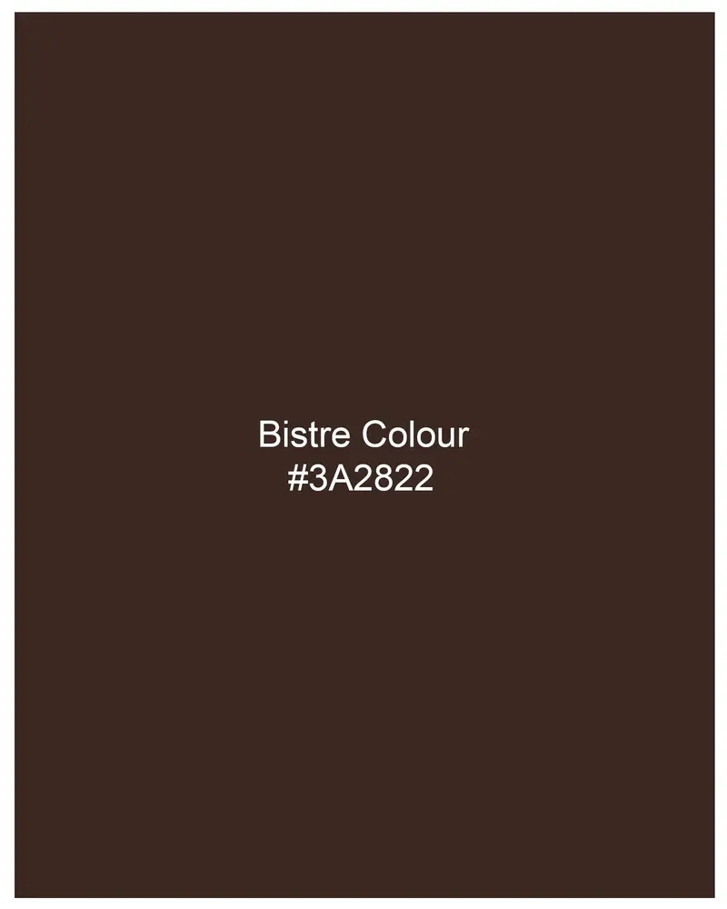 Bistre Solid Brown Pant 7