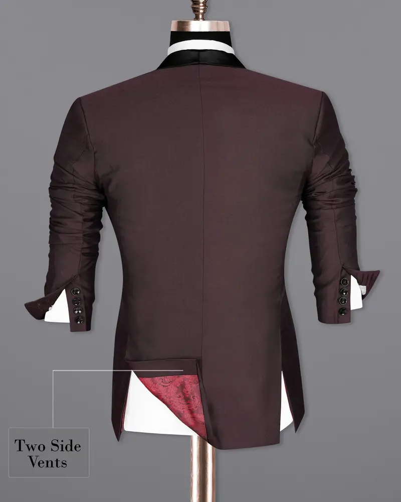 Bistre Wine Tuxedo Suit 10