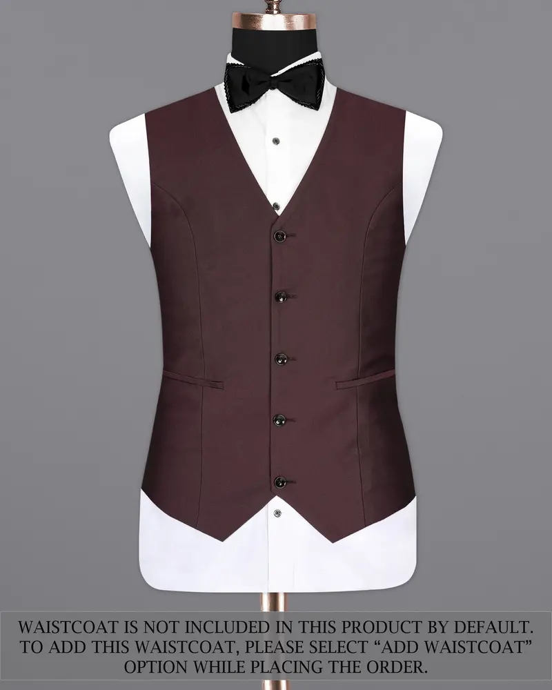 Bistre Wine Tuxedo Suit 15