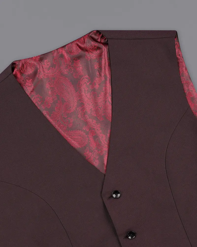 Bistre Wine Tuxedo Suit 17