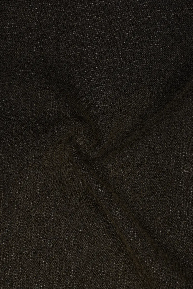 Bistro Brown Hand Sanding Stretchable Denim 3