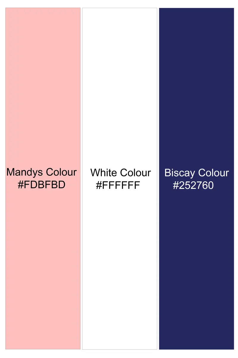 Bivalen-Biscay Blue And Mandys Pink Striped Subtle Sheen Super Soft Premium Cotton Designer Casual Shirt 8