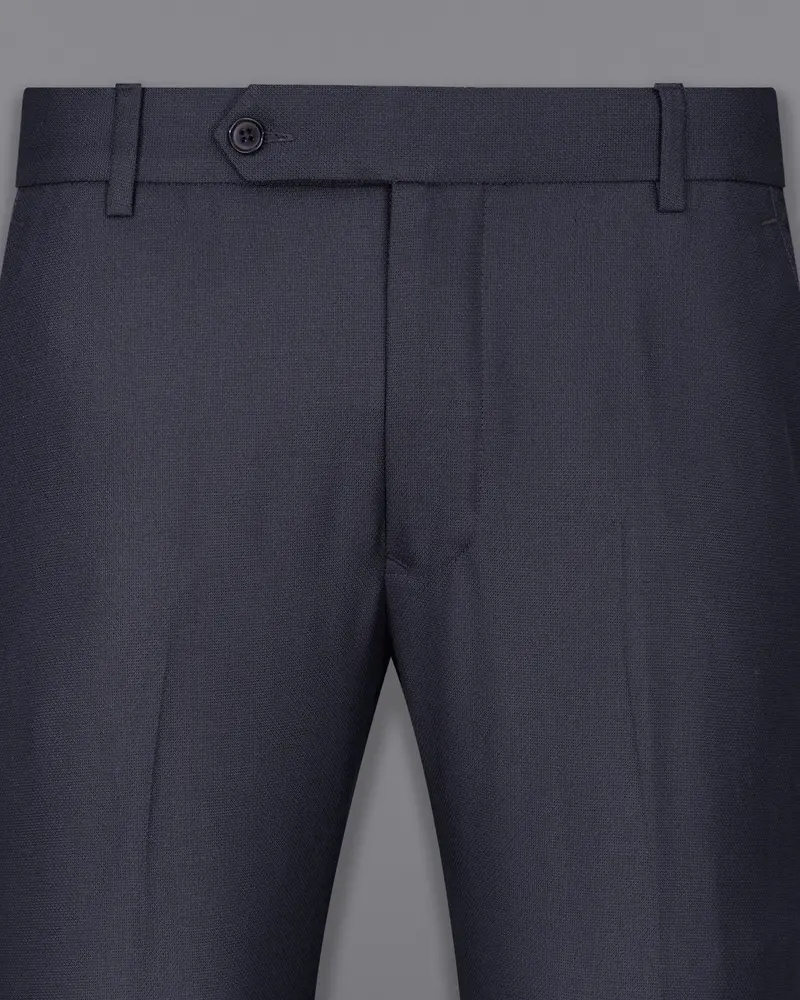 Bleached Cedar Blue Double Breasted Sports Suit 12