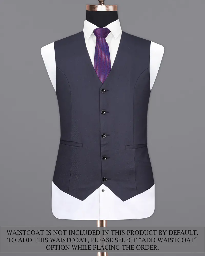 Bleached Cedar Blue Double Breasted Sports Suit 15