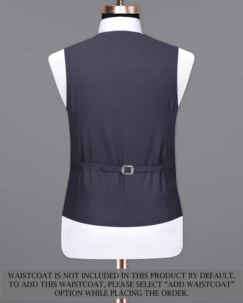 Bleached Cedar Blue Double Breasted Sports Suit 16