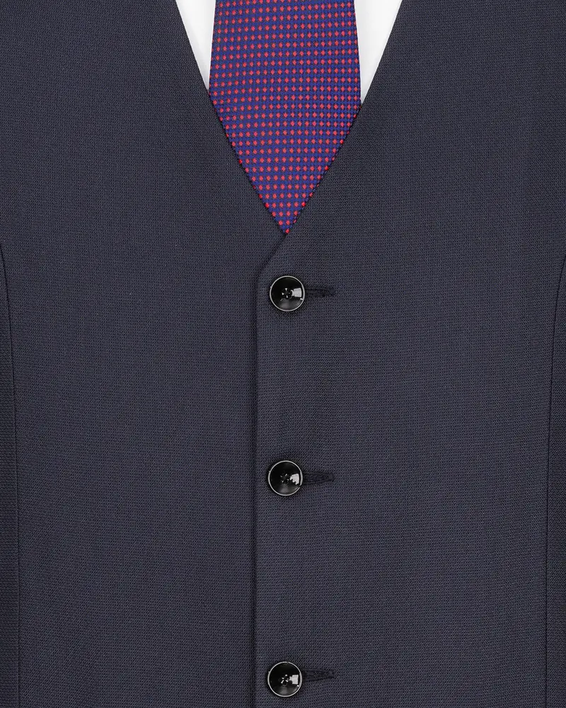 Bleached Cedar Blue Double Breasted Sports Suit 18