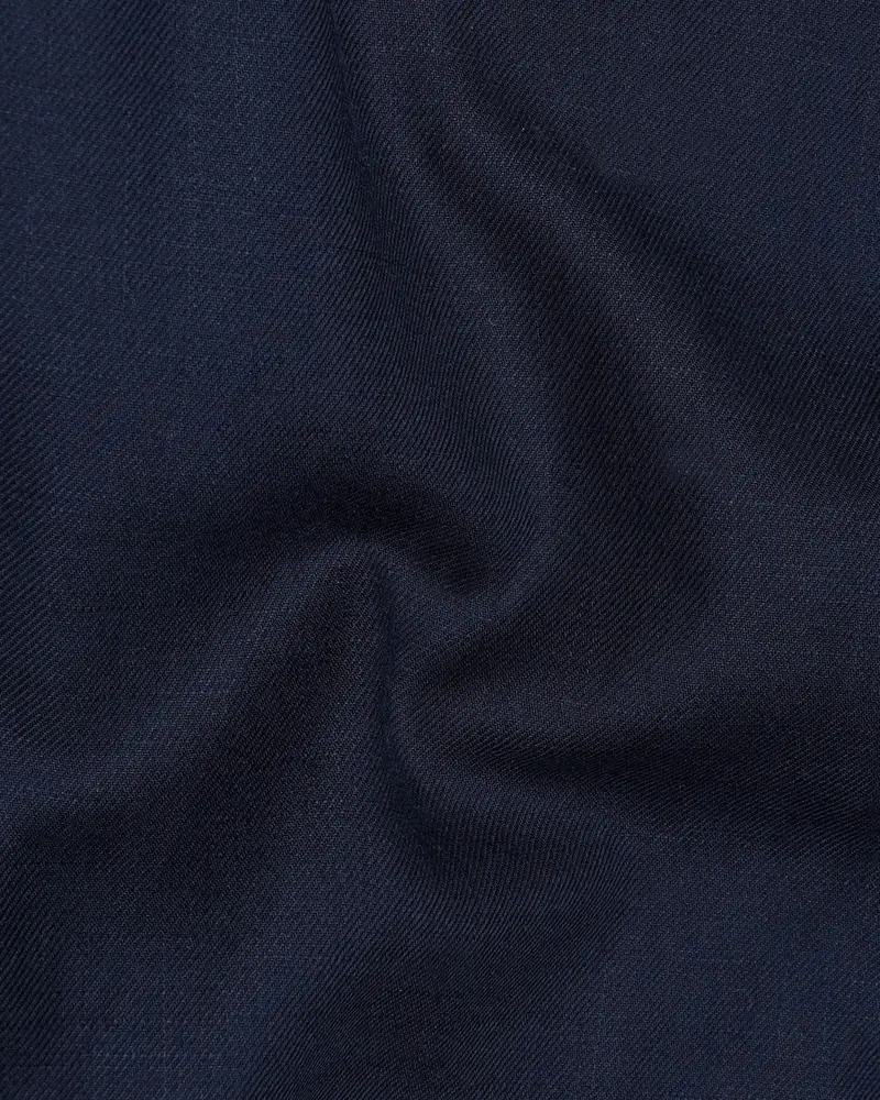 Bleached Cedar Blue Luxurious Linen Shirt 2