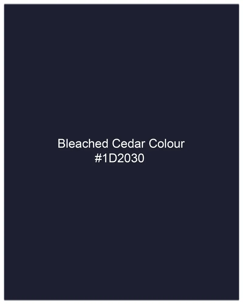 Bleached Cedar Blue Luxurious Linen Shirt 8
