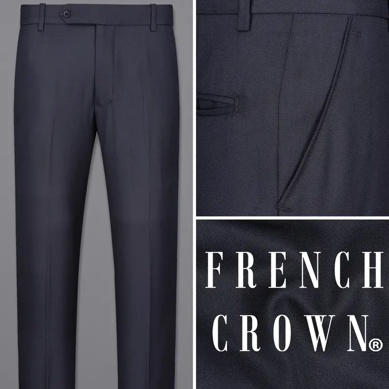 Bleached Cedar Blue Pant 1