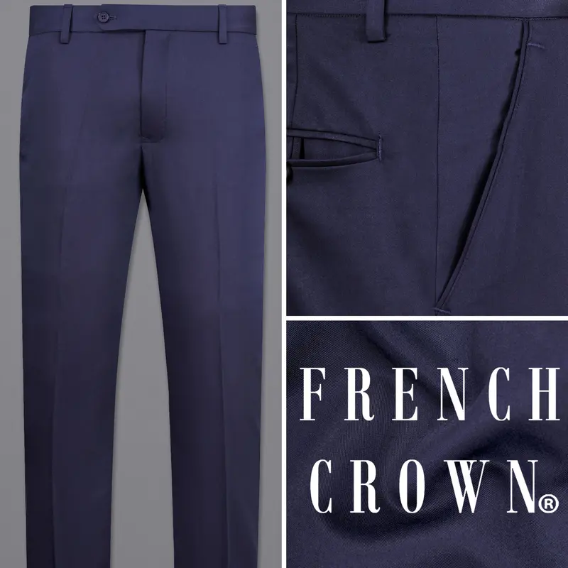 Bleached Cedar Blue Pant 1