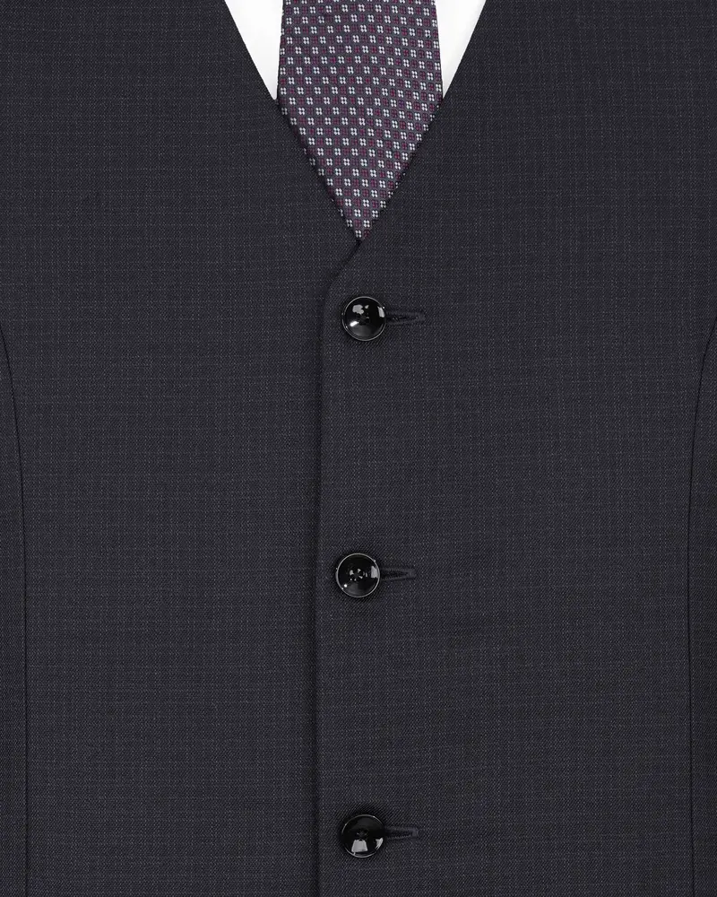 Bleached Cedar Blue Waistcoat 5