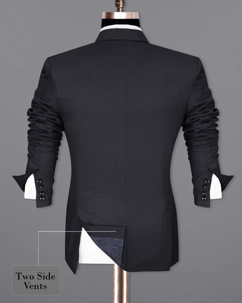 Bleached Cedar Gray Single Breasted Blazer 9