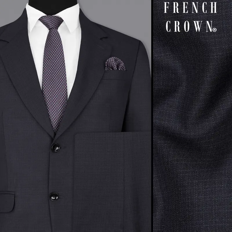 Bleached Cedar Gray Single Breasted Suit 1
