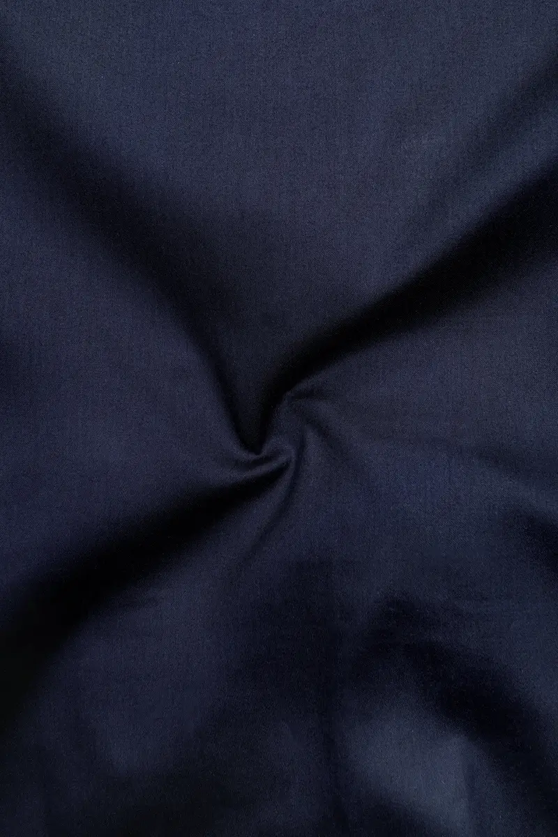 Bleunoir-Midnight Blue Subtle Sheen Super Soft Premium Dress Shirt 3