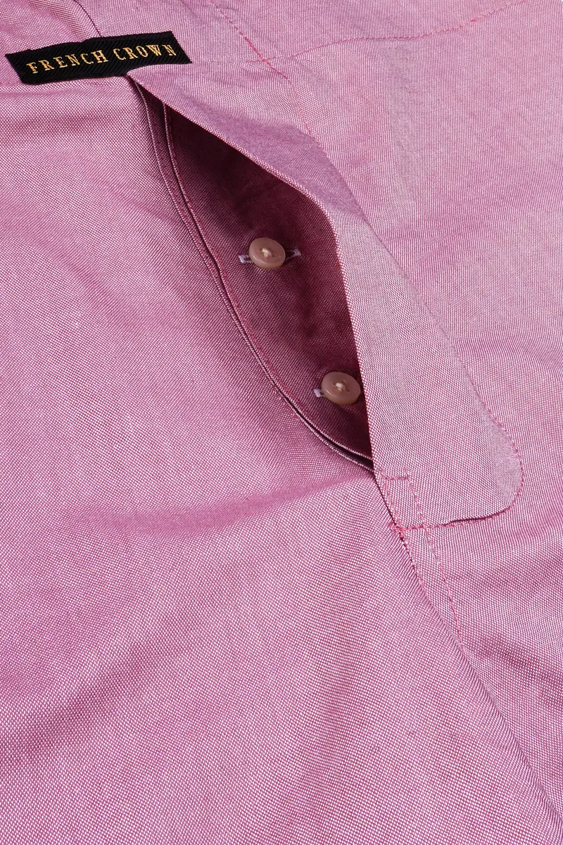 Blossom Pink Textured Oxford Premium Cotton Boxer 4