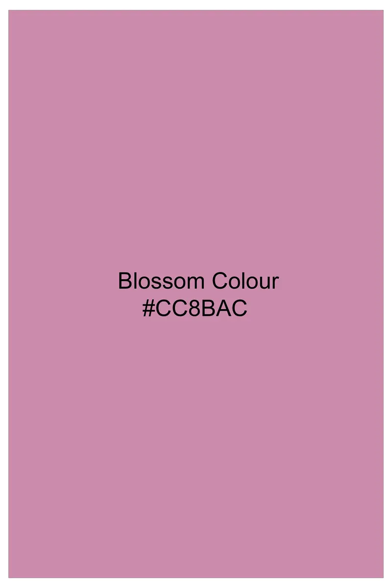 Blossom Pink Textured Oxford Premium Cotton Boxer 7