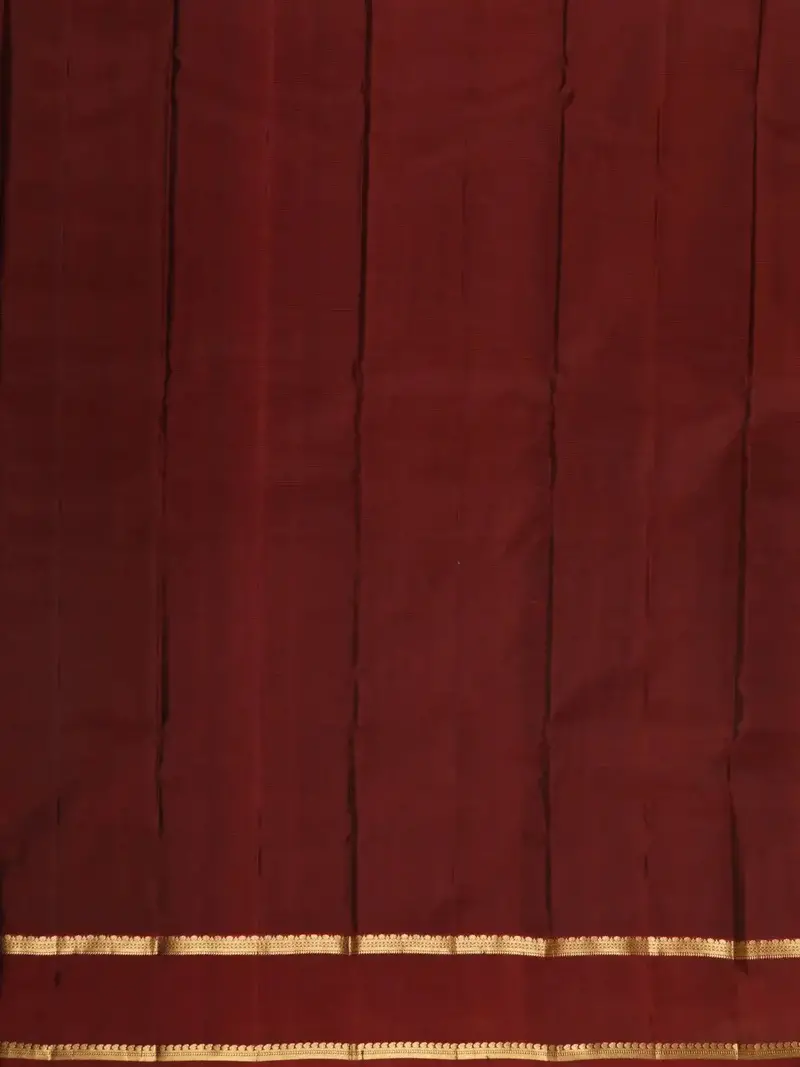 Blue Stripes Woven Pure Kanchipuram Silk Saree 2