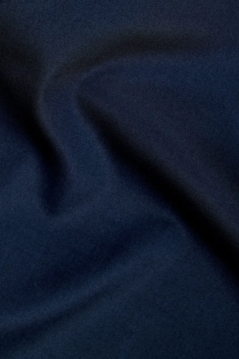 Blue Subtle Sheen Solid Super Soft Premium Cotton Shirt 2