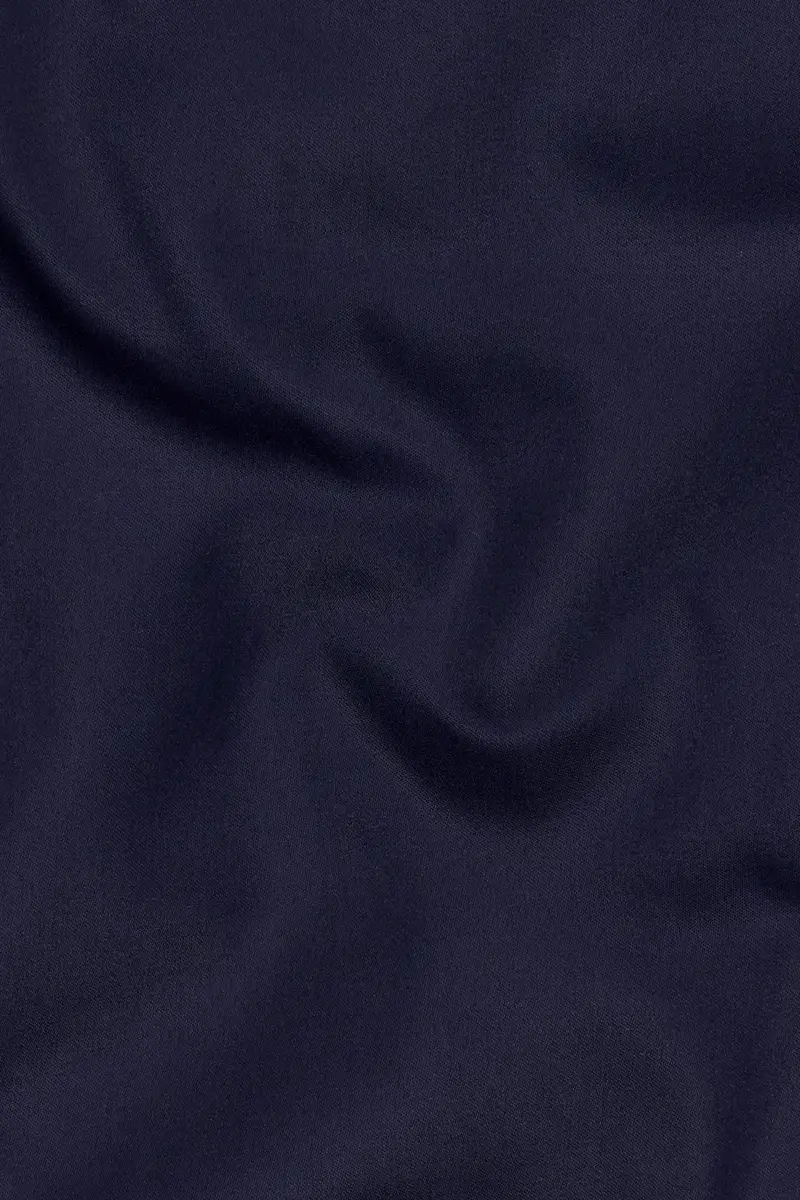 Blue Subtle Sheen Textured Nehru Jacket 3
