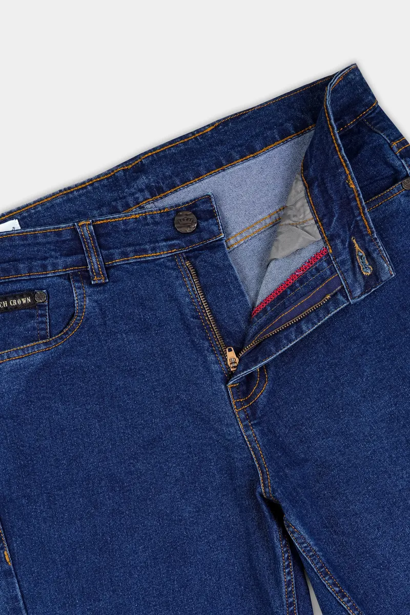 Blue Whale Slim Fit Mid-Rise Clean Look Stretchable Denim 6