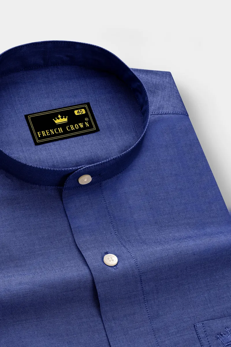 Bluish Chambray Shirt 2