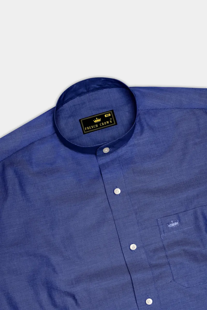 Bluish Chambray Shirt 5