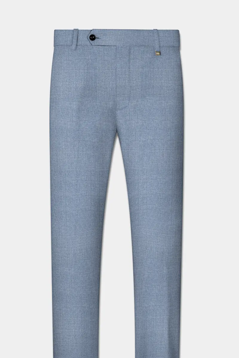 Bluish Wool Rich Pant 2
