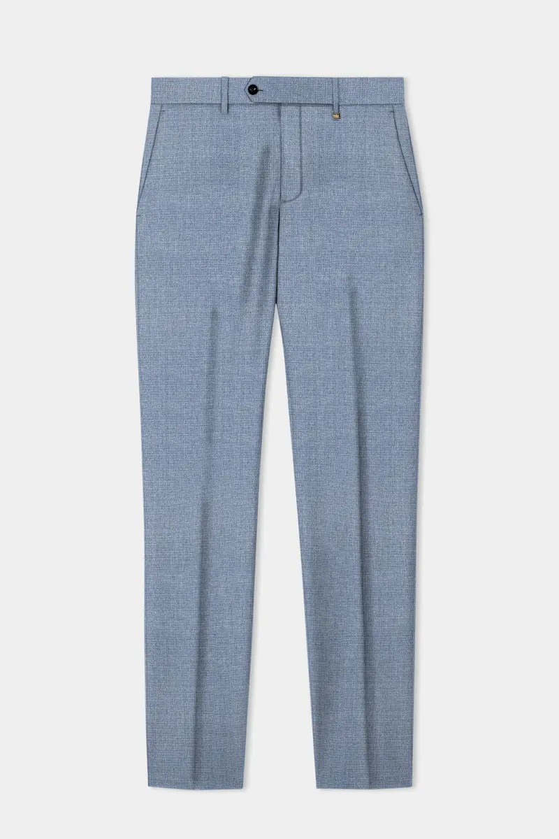 Bluish Wool Rich Pant 6