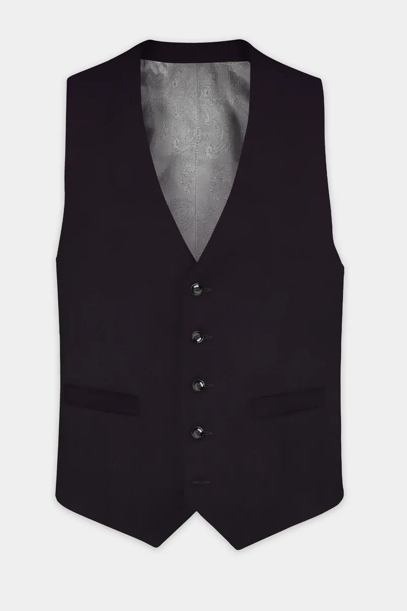 Bluish Wool Rich Waistcoat 2