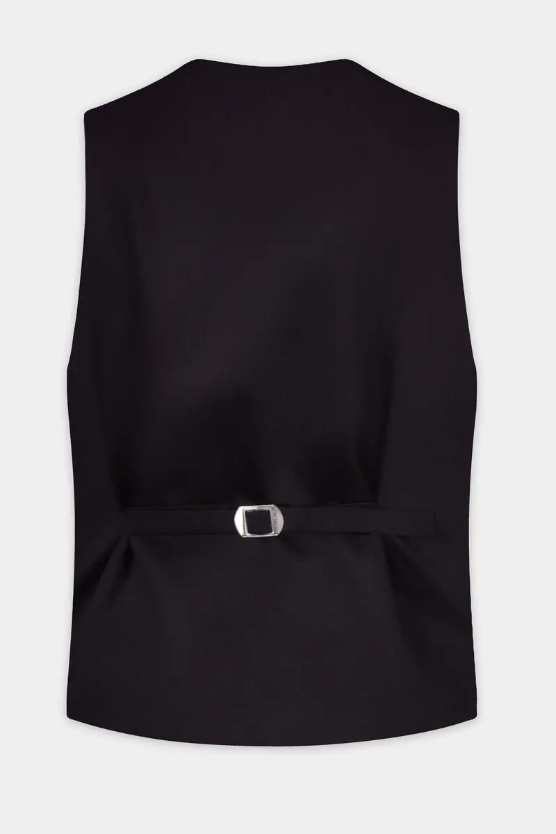 Bluish Wool Rich Waistcoat 4